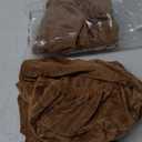 Smiry Velvet Stretch Chair Covers for Dining Room Set of 2, Soft Fit Removable Washable Kitchen Parsons Chair Slipcover Protector, Camel, 18"D x 18"W x 28"H