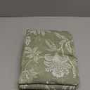 jinchan Linen Floral Curtains for Living Room with Printed Flower 84 Inches Long Light Filtering French Country Back Tab Rod Pocket Sage Green Window Curtain Set Farmhouse Drapes 2 Panels