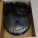 Automatic Pool Cover Pump, 1500 GPH Submersible Water Sump Pump for Pool Draining with 25 Ft Power Cord and 2 Adapters, Water Removal for Swimming Pool, Hot Tub, Pond, Blue