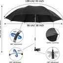 2 Pack Portable Folding Camping Chairs with Adjustable Umbrella, Lightweight Beach Chairs for Fishing, Sports Events & Lawn (Black Grid)