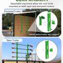 Weedeater Rack for Trailer, 360 Pad Protection for Trimmers,4 Place Heavy Duty Weed Eater Rack Holder Open & Enclosed Trailer Storage Organizer Accessories for Landscape Lawn Care Equipment