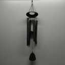 FSVGYY Wind-Chimes-Outdoor-Large-Decor, Deep Tone Soothing Melodic Tones Windchimes, Wind Chimes for Outside, Memorial Wind Chime Best Gift for Mom Women Grandma Neighbors32" Black