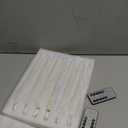 SEHNSY Real Wax Flameless Taper Candles with Remote Timer,Battery Operated LED Candles Set with 3D Flickering Flame,9.6" Realistic Dripless Candlesticks for Wedding Home Decor,6 Pack White