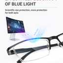TERAISE Fashion Anti-blue light Reading Glasses Men Women Computer Reader(0.00X)