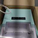 Sweetcrispy Countertop Ice Maker with Scoop, Basket and Handle, Portable Ice Machine 9 Ice Cubes Ready in 6 Mins, 26.5lbs in 24Hrs, 2 Sizes for Home Kitchen Office Bar Party, Green