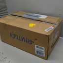 SAMTEEN Black Outdoor Wall Light Fixtures Modern Farmhouse 1-Light Outdoor Wall Sconce with Hammered Glass Wall Lantern Light for Porch Garage Courtyard, 16-Inch