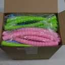 Syhood 12 Pcs Toy Color Hoop Plastic Detachable Adjustable Hoop Light Weight Exercise Fitness Equipment Toy Waist Ring for Adult Party, 3 Sizes(Green, Pink, Yellow, Blue)