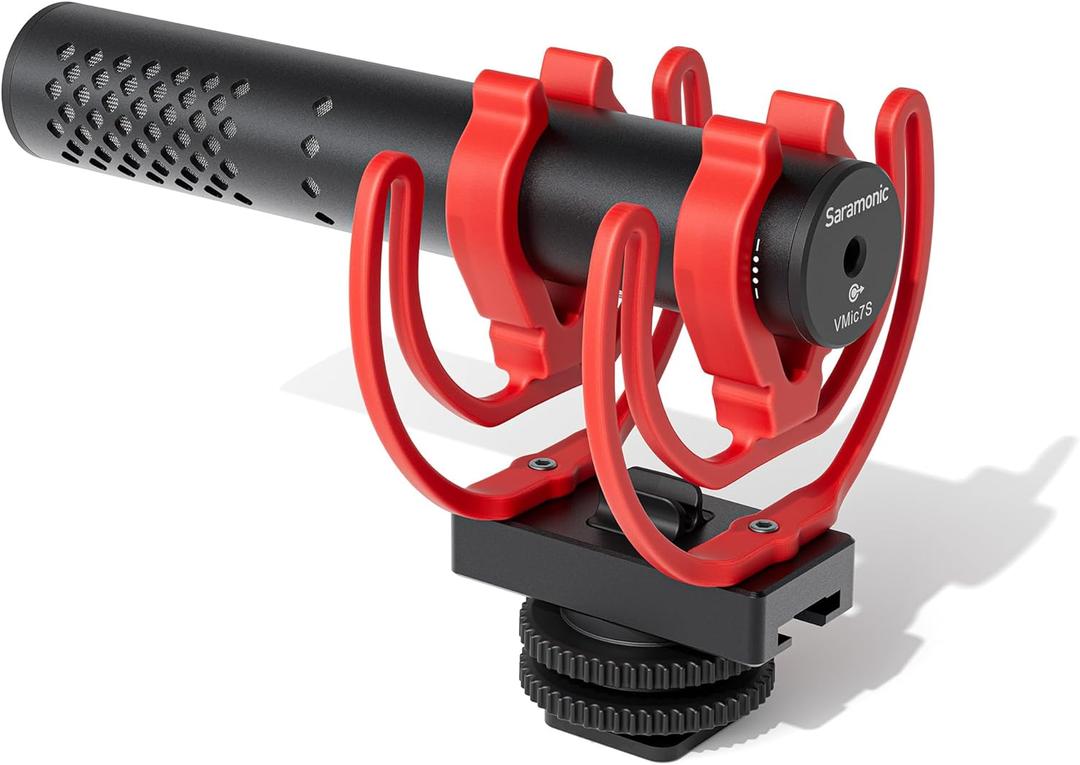 Saramonic VMic7S On-Camera Shotgun Microphone, Condenser Video Mic for Camera DSLR Phone Vlog Podcast Interview ENG/EFP Outdoor Recording
