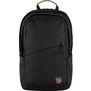 Fjällräven Räven 20 Backpack - Multi-Pocket Organization, Padded Support, Durable Fabric - Commuting, Travel, Black, One Size