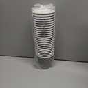 24 Pcs Disposable Espresso Coffee Cups Ripple Corrugated Paper Insulated Hot Cups for Party Cold Drinks Hot Beverage Tea(Gray)