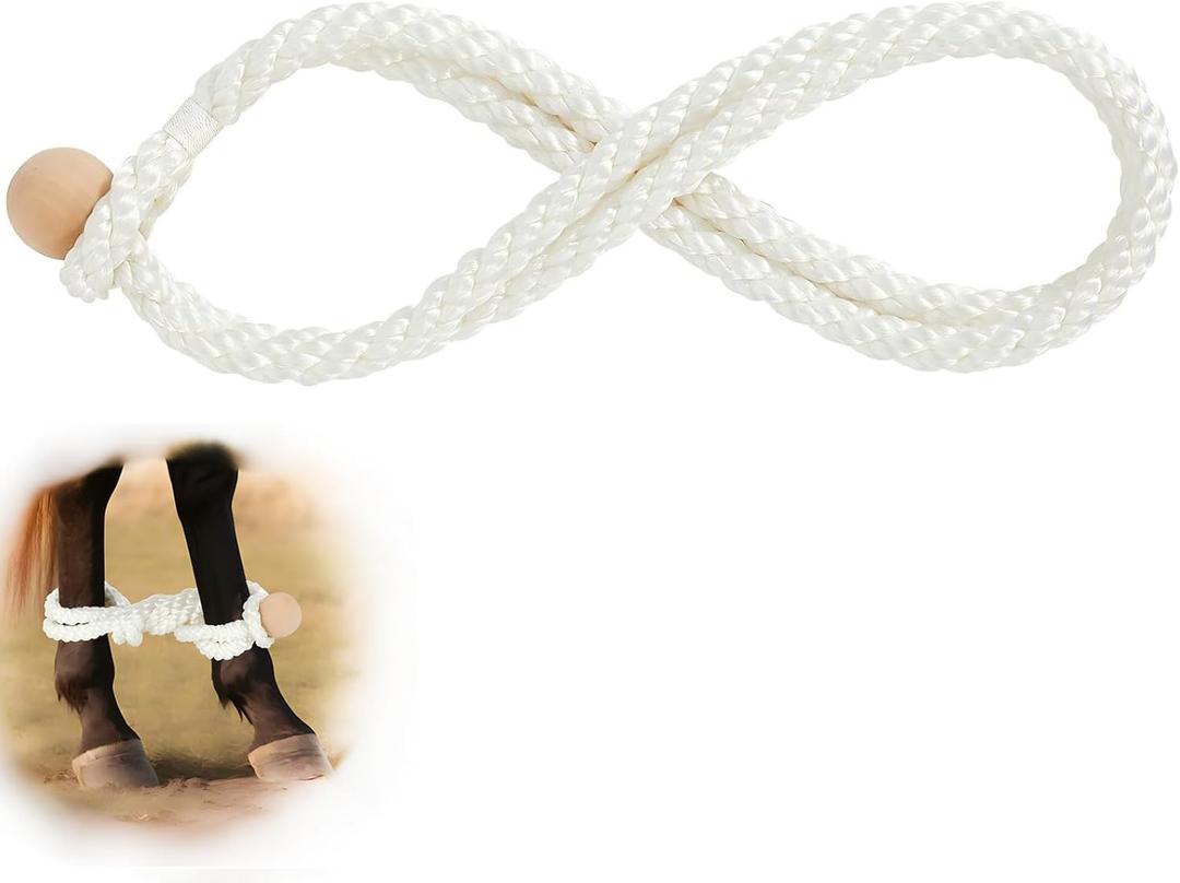 Horse Hobbles 31" Soft Nylon-Blend Hobbles for Horse, Adjustable Hobble for Horses, 2-Leg Hobbles for Horses to Control Kicking, Running