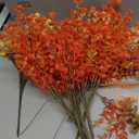 Artificial Fall Flowers for Outdoors Faux Outdoors Plants Realistic Artificial Autumn flower UV Resistant for outside Look Real Fake Plants for Thanksgiving Porch Decor Window box planters