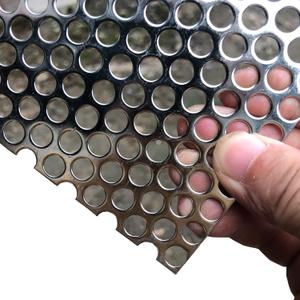 Perforated Metal Sheets-Expanded & Perforated Sheets-Perforated Stainless Steel Sheet-20GA 0.32" Hole About 8mm 1/3" 15.7" X7.8"-Metal Mesh Sheet for Ventilation and Fume Filtration