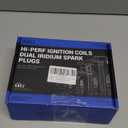 UF557 Ignition Coil & 4503 Double Iridium Spark Plug for 07-17 Jeep Compass Patriot/11-14 Chrysler 200,07-10 Sebring/Dodge 08-14 Avenger,07-12 Caliber,09-19 Journey Replaces# 4606824AB, C1587, 5C1644