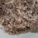 Bedfolks Waterproof Crate Bed, Plush Dog & Cat Bed with Removable Washable Cover, Faux Fur Kennel Pad, 23"x18", Brown