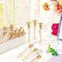 150 Pcs Bubble Wands Bulk for Wedding Party Mini Heart Wand with Bubble Solution for Wedding Bridal Showers Valentine Anniversary Birthday Supplies(Gold,Double Heart)
