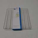 iDesign Forma BPA-Free Plastic Dish Drainer - 12" x 14.25" x 1.5", Clear (Drainboard)
