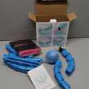 JKSHMYT Weighted Hula Circle Hoops for Adults Weight Loss, Infinity Fitness Hoop Plus Size 47 Inch, 24 Detachable Links, Exercise Hoop Suitable for Women and Beginners