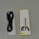 240w USB-C Charge Cable Type-C Invisible Holder Sideways Phone charger with Stand 5 FT Fast Flat Braided Multi Folding Side-Entry Charging Data Cord Foldable 90 degree Right Angle for Phone Tablets