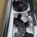 72 Inch Large Ceiling Fan with Remote, Indoor/Outdoor Industrial Ceiling Fan with Large LED Panel, Quiet Reversible DC Motor, 6-Speed, 3CCT, Black Ceiling Fans with Light for Patio, Livingroom, Garage