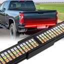 DREAMOTOR Tailgate Light Bar, 60" Aluminum Truck Tailgate Light Strip, Triple Row 864 LED Light Strip Compatible with GMC Sierra Chevrolet Silverado Dodge Ram 1500 2500 Ford F150 F250 Toyota Tundra