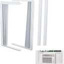 LBG Products Window Air Conditioner Side Panel and Frame Set,AC Accordion Filler Kit,Fits Most 15000BTU Window Air Conditioners