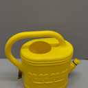 Watering Can for Indoor & Outdoor Plants, Plant Watering Can with Stainless Steel Shower Head, 1 Gallon Plastic Watering Can for Garden, Flowers, Vegetable, Greenhouse (Yellow)