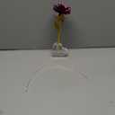 Valentines Day Rose Gifts for Her, Birthday Gifts for Women Mom Galaxy Rose Glass Forever Flowers with Heart-Shaped Base Eternal Crystal Roses Valentine Gifts for Grandma Wife Sister Girlfriend (Purple)