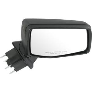 JDMSPEED Right Passenger Side Mirror Compatible with 2019-2025 Chevy Silverado 1500 Black Power Glass Manual Folding Temperature Sensor Non-Heated without Turn Signal Replace#GM1321582(5Pins)