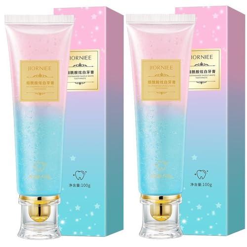 2Pcs Niacinamide Whitening Toothpaste, Niacinamide Toothpaste Intensive Whitens Teeth, Protects Tooth Enamel, Deep Cleaning Care,Fresh Breath & Stain Removal Formula.Pack Of 2, EXP: 2028/01/16