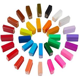 CiaraQ Small Modeling Clay Set, 32 Colors Safe & Non-Toxic Oven Bake Polymer Clay Starter Kit for Kids/Beginners Pack of 3