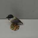 Hi-Line Gift Various Bird on Stump Statues (Chickadee), Multi Colors