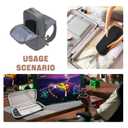 XINGFUDAO Lightweight Carrying Case Compatible with Nintendo Switch 2 (2025), Travel Bag for Up to 12 Game Cards, Protective Cover for Switch 2, Black