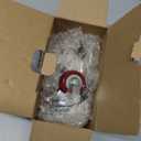 Finnhomy Swivel Caster Wheels 2 Inch Heavy Duty Threaded Stem Casters 5/16"- 18 x 1 Set of 4 Premium Polyurethane Wheels PU Load Bearing 800 Lbs Anti-wear Smooth Casters, Red