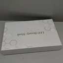 Yahi Red Light Therapy Mask for Face & Neck, 7-in-1 LED Light Therapy Mask with 850nm NIR, Lightweight Portable for Home & Travel, Rechargeable for Anti-Aging, Skin Firming & Revitalizing Glow, White