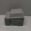 SURAIELEC Outdoor Electrical Outlet with Cover, 20 AMP WRTR GFCI Receptacle Plug, Rainproof 3R Enclosure, Weatherproof Exterior All Metal Power Switch Box for Halloween Decorations, Light, ETL Listed