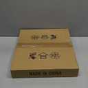 Drum Lamp Shades for Table Lamps 12" Top x 12" Bottom x 8" High Linen Lampshade Lamp Shade with E27 to E26/E14 Adapters for Floor Lamps Bedside Lamps, White fine lines, Assembly Required