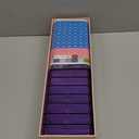 15 Sets totaling 30 Pieces Diamond Painting Storage Trays,2-in-1 Assembled Diamond Art Storage,Diamond Painting Accessories with lids, Dimond Art Paintings Tools,Diamond Painting Kits (Purple)