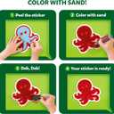Skillmatics Sand Art Activity - Mess-Controlled DIY Animal Craft Kit with 50+ Colorful Stickers, Creative Arts & Crafts for Kids, Fun Hands-On Activity, Christmas Gifts for Ages 4, 5, 6, 7, 8, 9, 10