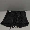 Vrapo Bustier Corset Top for Women | Overbust Lace Up Waist Cincher Shapewear Lingerie, XL