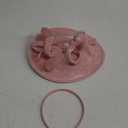 BABEYOND Tea Party Fascinator Kentucky Hat Fascinator Cocktail Pillbox Hat Derby Headband (Pink)