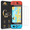 daydayup [3 Pack] Tempered Glass Screen Protector Compatible with Nintendo switch - Transparent HD Clear Anti-Scratch Screen Protector Skin Set for Nintendo Switch (6.2")