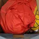 6FT Christmas Inflatables Decoration Outdoor Black Santa Claus Hip-pop Rapper Christmas Blow Up Yard Decoration Blowups Build-in LED Light for Holiday Party Xmas New Year