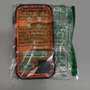 for iPhone 16 Case Heavy Duty 3-Layer[Shockproof][Dropproof][Dust-Proof] Military Grade Rugged Full Body Protection Cover Case for Apple iPhone 16 5G 6.1 inch,Black/Orange