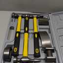 DAYUAN 7Pcs Auto Body Repair Kit, Craft Panel Beating Hammer and Dolly Set Hammer Dent Body Fender Tool