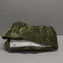 Bedsure Heated Blanket Throw Blanket - Fast Heating Electric Blanket, Soft Flannel Heated Throw with 4 Time Settings, 6 Heating Settings, Warm Gifts for Grandma (50x60 inches, Olive Green)