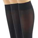 Hue Women's Soft Opaque Knee High 5304 3 Pack Size 1