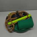 AGPTEK Disc Swing with Monkey Bars,Tree Swing Set Accessories Rope Disk Swing Seat with Carabiner and 22in Hanging Strap Heavy Duty Swingset for Zipline Outdoor Playground, Jungle & Gym(Green)