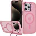 Hitaoyou for iPhone 13 Pro Case Compatible with Magsafe, Translucent Matte Camera Kickstand iPhone 13 Pro Case Shockproof Heavy Duty Protective Cover Case for iPhone 13 Pro