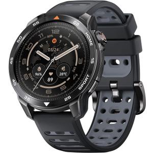mibro GS Pro2 GPS Running Watch with Dual Band GPS, Built-in Training Plans, 1.43 AMOLED, 20-Day Battery and 150+ Workout Modes, Heart Rate and 5ATM Waterproof Smartwatch for Runner(Dark Gray)